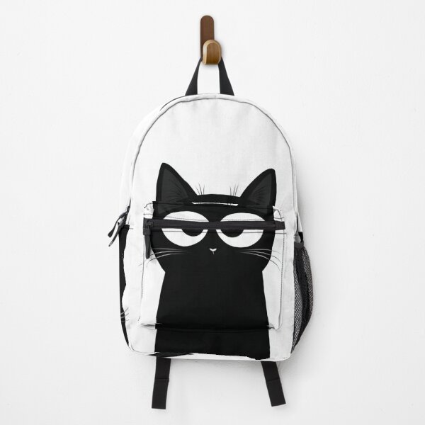 Item preview, Black Cat Large Eyes Minimalistic Art designed and sold by GrinGalore.