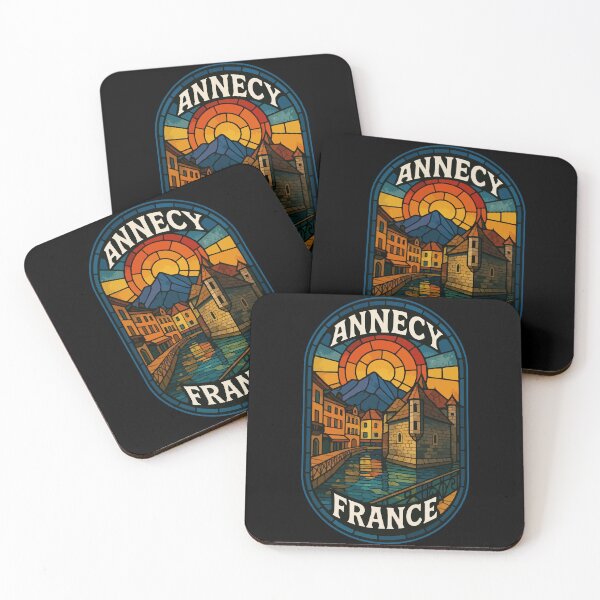 Item preview, Annecy France Europe Stained Glass Art designed and sold by TomFrontierArt.