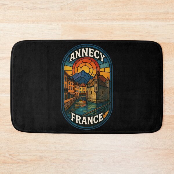 Item preview, Annecy France Europe Stained Glass Art designed and sold by TomFrontierArt.