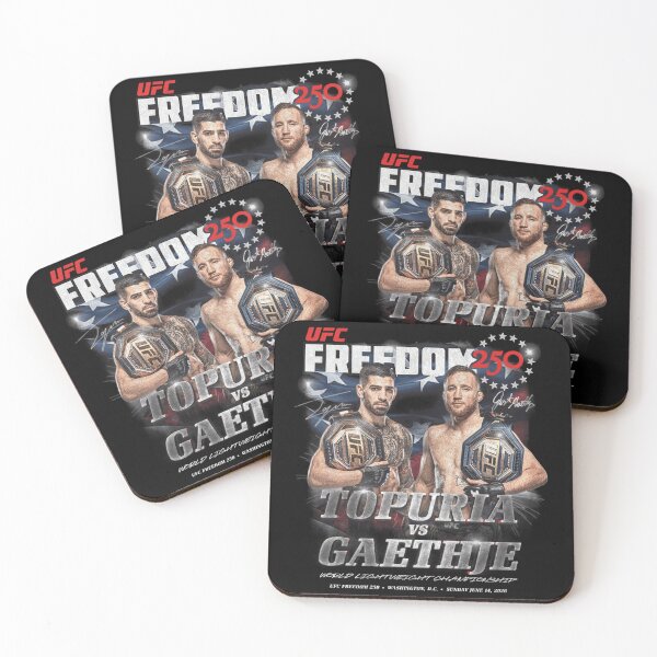 Item preview, Ilia Topuria Vs Justin Gaethje UFC Freedom 250 designed and sold by JeyVel.