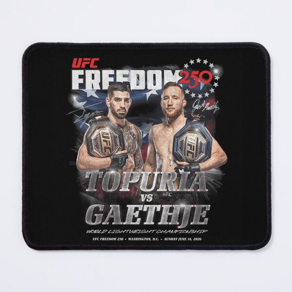 Item preview, Ilia Topuria Vs Justin Gaethje UFC Freedom 250 designed and sold by JeyVel.