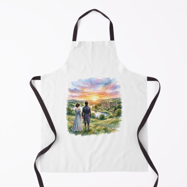Item preview, Pastel Sunset Pemberley Pride and Prejudice Watercolor designed and sold by Fenay Designs.