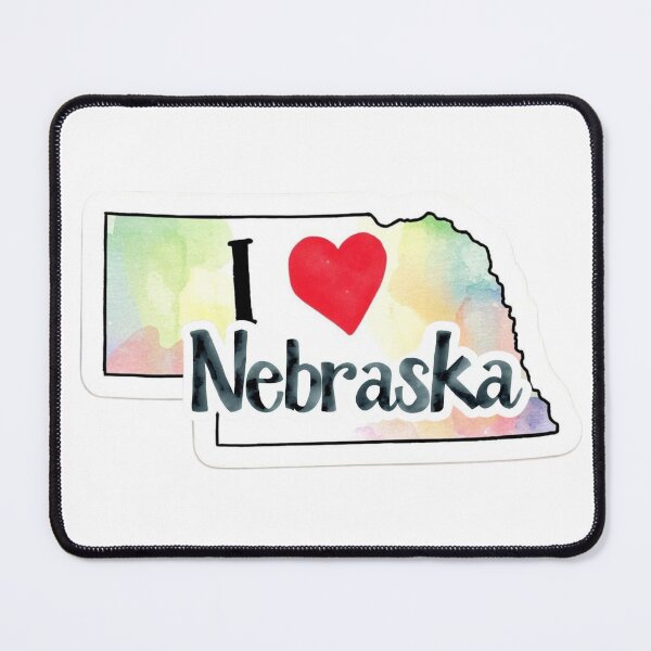 Item preview, I Love Nebraska designed and sold by PamLeeDesign.