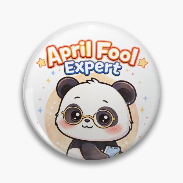 Item preview, April Fool Expert Panda – Cute Funny Prank Kawaii Panda Sticker, April Fools Day Humor Gift designed and sold by snaperos.