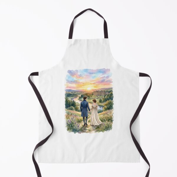 Item preview, Watercolor Pemberley Landscape Pride and Prejudice Romance designed and sold by Fenay Designs.