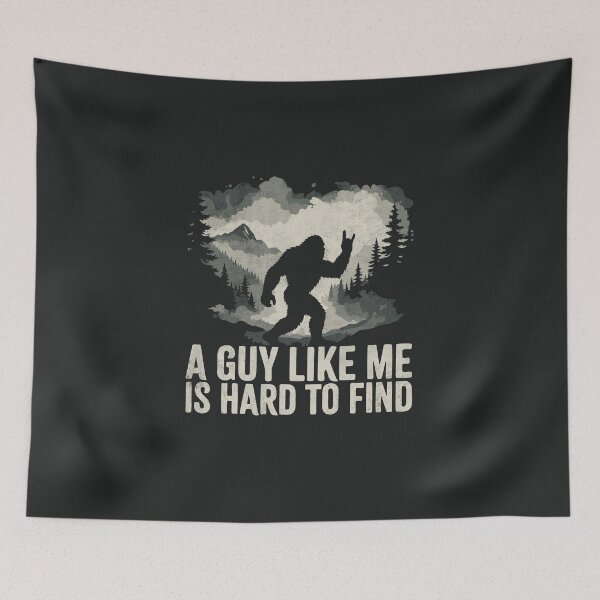 Item preview, Hiking Funny A Guy Like Me is Hard to Find Bigfoot Rock Sasquatch  designed and sold by alenaz.