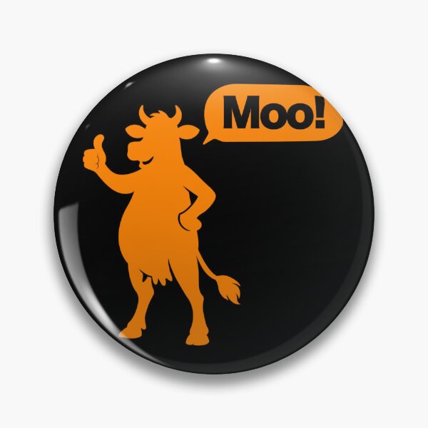 Item preview, Orange Moo Cow Silhouette designed and sold by pUNKnown.