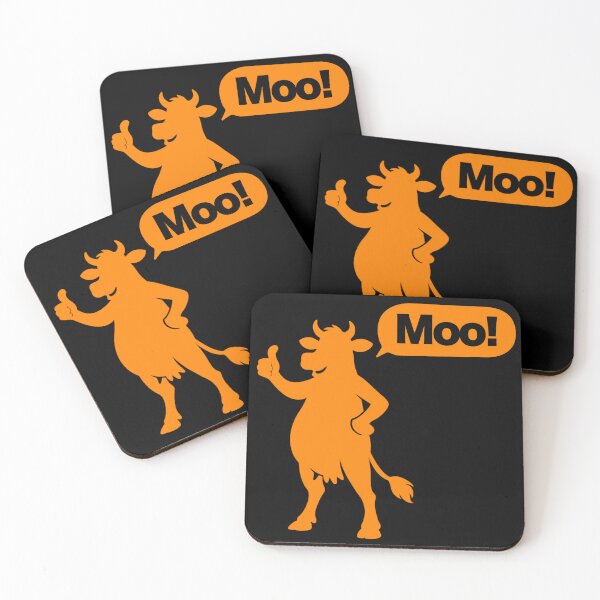 Item preview, Orange Moo Cow Silhouette designed and sold by pUNKnown.