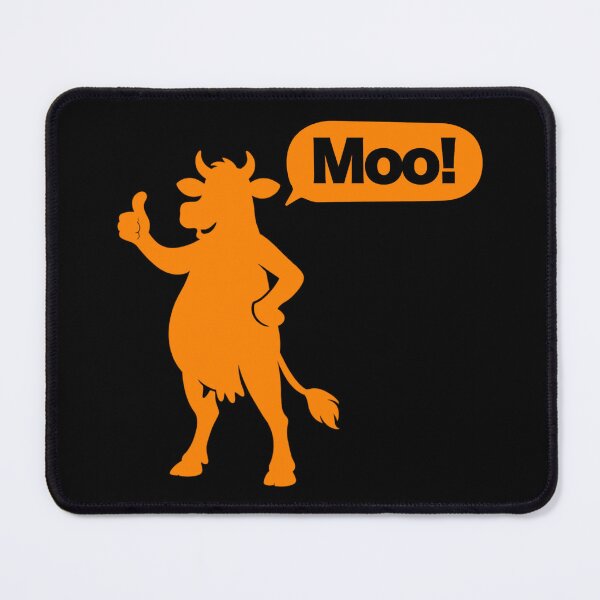 Item preview, Orange Moo Cow Silhouette designed and sold by pUNKnown.