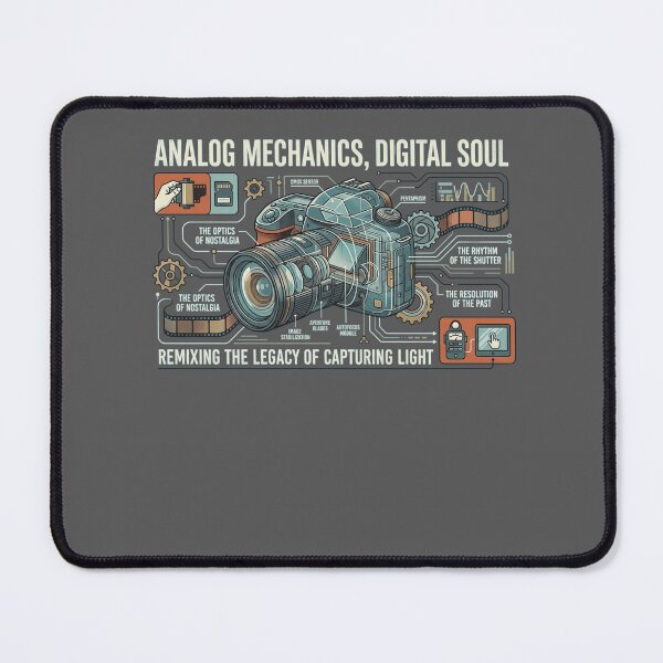 Item preview, Analog Mechanics, Digital Soul: Retro Hybrid Camera Infographic Design designed and sold by FarDesign.