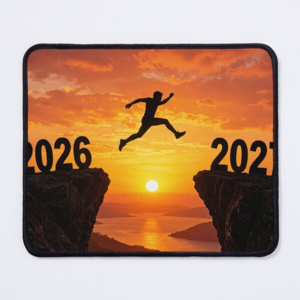 Item preview, Silhouette of a Man Leaping to 2027 designed and sold by Maria Dryfhout.