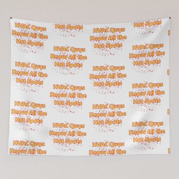 Item preview, HVAC Guys Know All the Hot Spots Funny HVAC Technician Shirt | Heating Cooling Engineer Humor Gift designed and sold by Anasalseady.