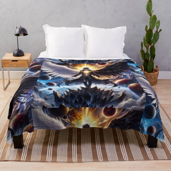 Item preview, Cosmic Duality: The Ascended Half Angel Half Demon Anime Sovereign designed and sold by MouradStudio.
