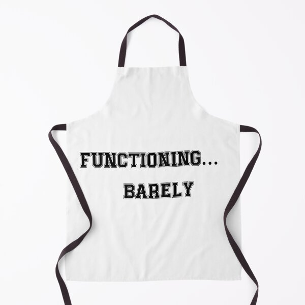 Item preview, Functioning Barely Funny Quote T-Shirt, Relatable Mental Health Humor, Introvert Low Energy Mood Tee designed and sold by MartinPixelArt.