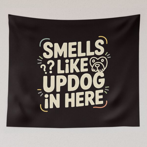 Item preview, Smells Like Updog In Here – Awkward Humor Updog Joke Design designed and sold by Redgiant87x.