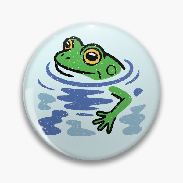 Item preview, Abstract Painterly Frog Design - Modern Pop Art Frog & Water Ripples. designed and sold by ArthousePromos.