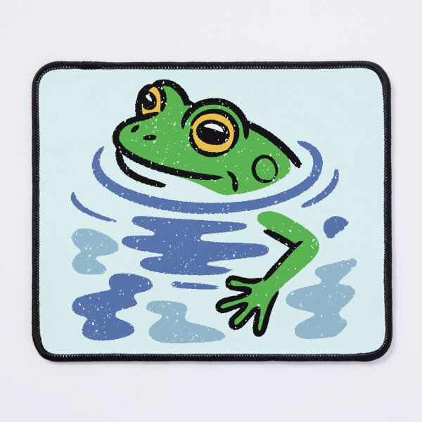 Item preview, Abstract Painterly Frog Design - Modern Pop Art Frog & Water Ripples. designed and sold by ArthousePromos.