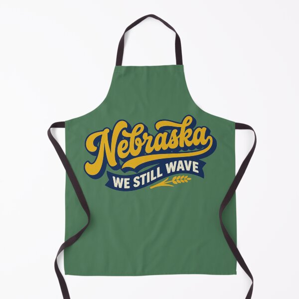 Item preview, Retro Nebraska We Still Wave Vintage Midwest Aesthetic Lettering designed and sold by Cozy-Old-Pub.