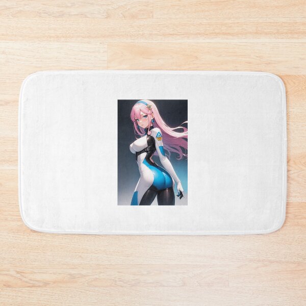 Item preview, Fukuzumi Komarako - Sci-Fi Anime Girl in Futuristic Pilot Bodysuit Art designed and sold by iloveanimechibi.