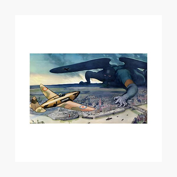 Artikelvorschau, RAF-Plakat „Der Kampf“ entworfen und verkauft von historywardrobe.