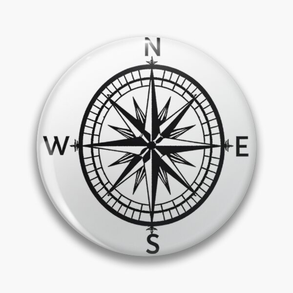 Item preview, Minimalist Compass Rose – Find Your Direction designed and sold by Kavya Art.