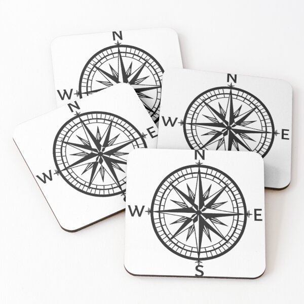 Item preview, Minimalist Compass Rose – Find Your Direction designed and sold by Kavya Art.