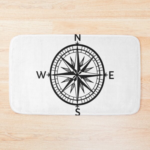 Item preview, Minimalist Compass Rose – Find Your Direction designed and sold by Kavya Art.