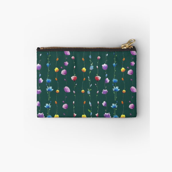 Item preview, Copy of Floral LINE Patten Dark Green background designed and sold by VitSArt.