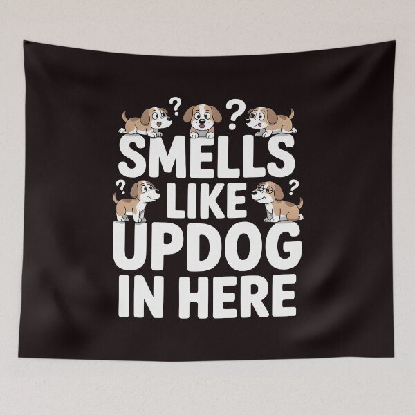 Item preview, Smells Like Updog In Here – Dad Joke Sarcastic Humor Quote designed and sold by Redgiant87x.