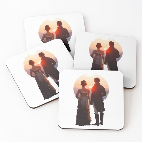 Item preview, Painted Sunset Romance Pride and Prejudice Jane Austen designed and sold by Fenay Designs.