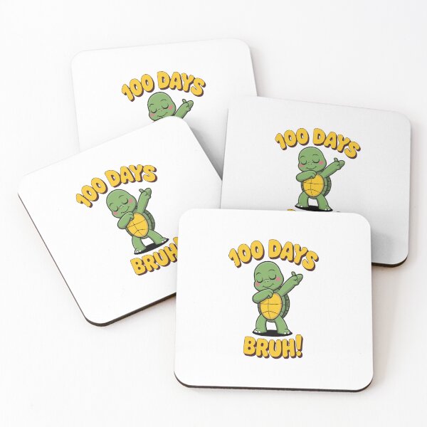Item preview, Bruh Dabbing Turtle 100 Days Of School designed and sold by RobertLeibowitz.