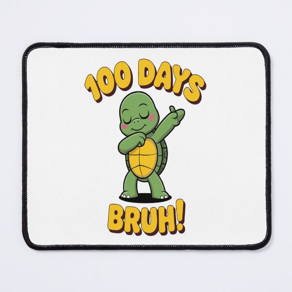 Item preview, Bruh Dabbing Turtle 100 Days Of School designed and sold by RobertLeibowitz.