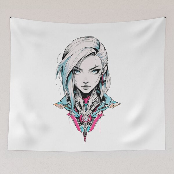 Item preview, Cyborg Girl designed and sold by ArtCraftLab.