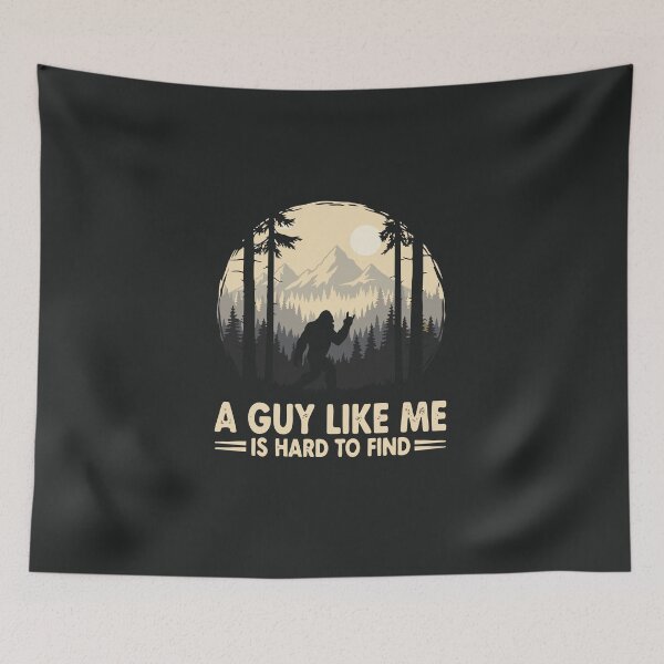Item preview, Funny Bigfoot Rock Hiking A Guy Like Me is Hard to Find Sasquatch  designed and sold by alenaz.