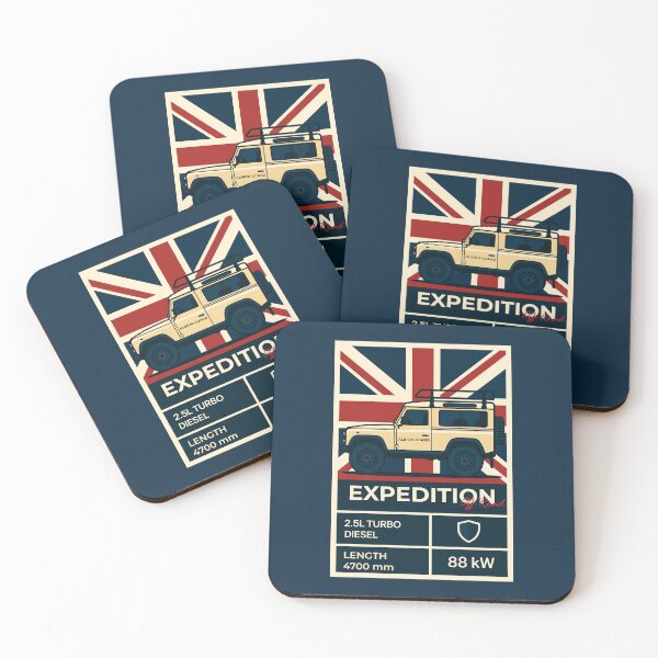 Item preview, Expedition Off Road 4x4 Illustration in British Flag designed and sold by KrintoryTees.