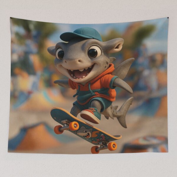 Item preview, Skater Smooth Hammerhead Shark designed and sold by Sillytoe.