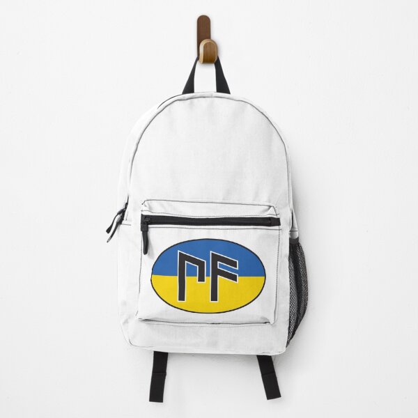 Item preview, Ukraine (UA) oval country code sticker in runes - Colour designed and sold by TotalKejas.