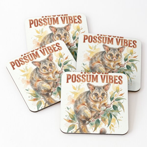 Item preview, UHD Charming Australian Possum Watercolor Art designed and sold by ABArtByAlexST.