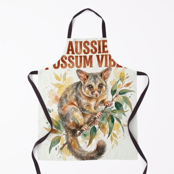 Item preview, UHD Charming Australian Possum Watercolor Art designed and sold by ABArtByAlexST.