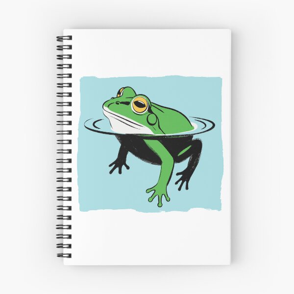 Item preview, Modern Artistic Frog Design - Textured Background Pond Art designed and sold by ArthousePromos.