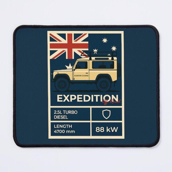 Item preview, Expedition Off Road 4x4 Illustration in Australian Flag designed and sold by KrintoryTees.