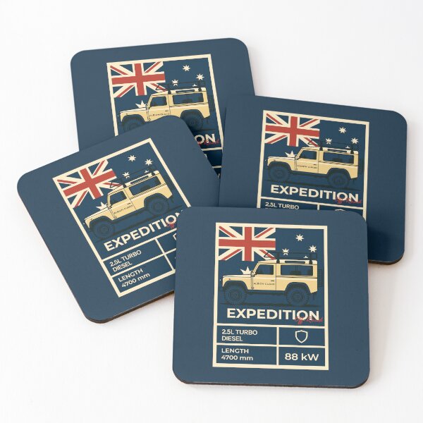 Item preview, Expedition Off Road 4x4 Illustration in Australian Flag designed and sold by KrintoryTees.