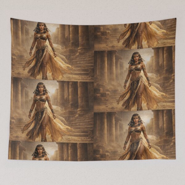 Item preview, Desert Queen in Motion – Cinematic Fantasy Warrior Scene designed and sold by thor81pl.