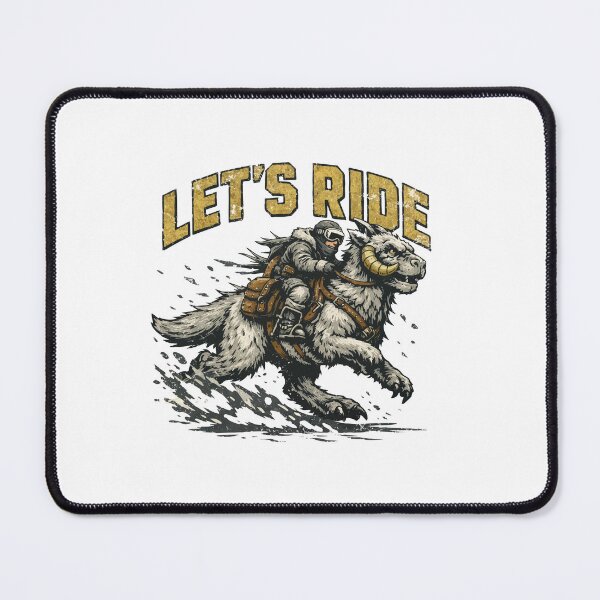 Item preview, Tauntaun Rider Fan Art – Let's Ride - silhouette designed and sold by furrydrool.