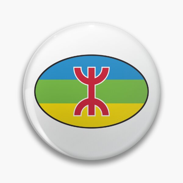 Item preview, Berber oval country code sticker in old Berber script - Colour designed and sold by TotalKejas.