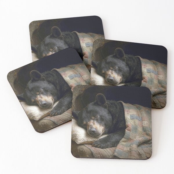 Item preview, Bear Sleeping Under an Old Quilt  designed and sold by Maria Dryfhout.