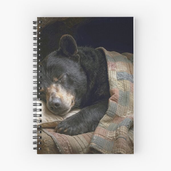 Item preview, Bear Sleeping Under an Old Quilt  designed and sold by Maria Dryfhout.