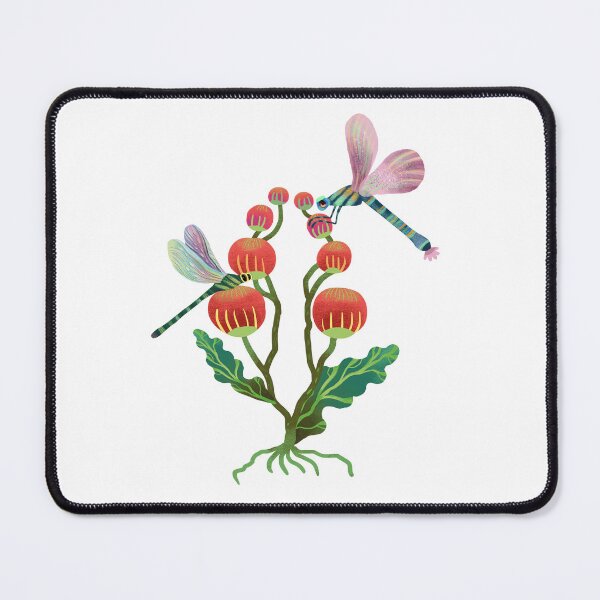 Item preview, Boho Dragonfly and Whimsical Berries Folk Art designed and sold by FaliushART.