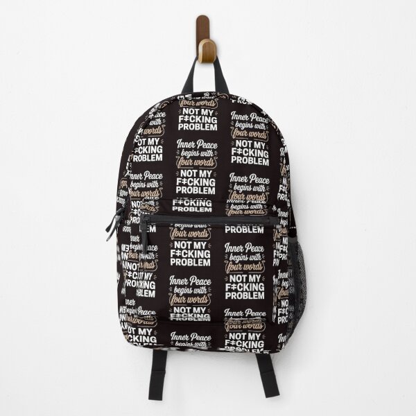 Item preview, Inner Peace Begins With Four Words – Not My Fucking Problem Funny Yoga designed and sold by Redgiant87x.