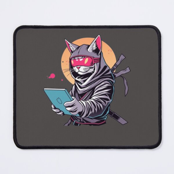 Item preview, Cyber Cat Ninja Hacker Shinobi Aesthetic designed and sold by LIVE_FREE.
